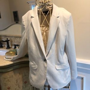 H&M white blazer